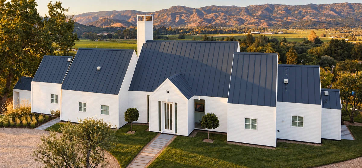 Dry Creek Residence, an exterior renovation and addition in progress